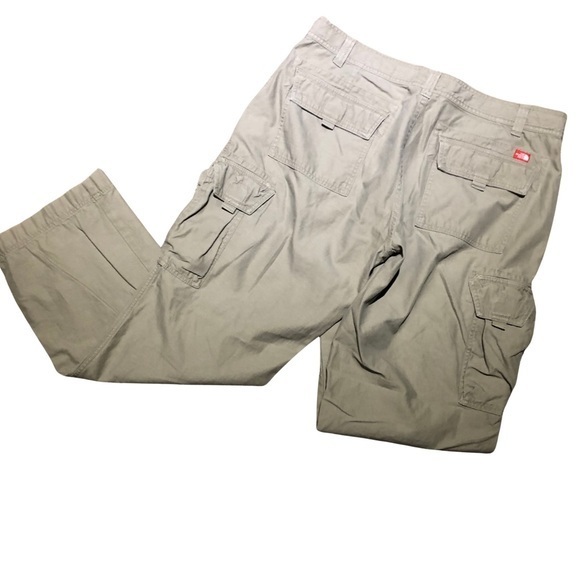 The North Face Khaki Cargo Lightweight Hiking Pants Sz 36 Outdoor ADSU wa - Picture 1 of 6